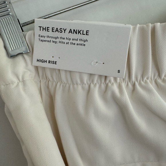 🌹 FREE w/purchase Ann Taylor trouser Pants white pockets - Picture 6 of 8